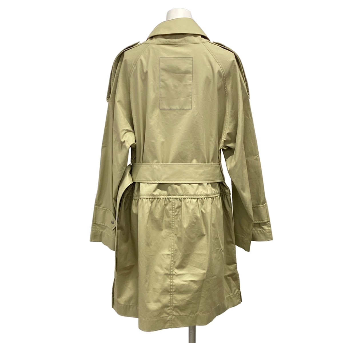 新着 中古 BURBERRY Burberry(バーバリー) ワンピース 長袖 ひざ丈 トレンチドレス ベージュ コットン brandear-store-22670604 ブランディア 楽天市場店 サンプル画像2