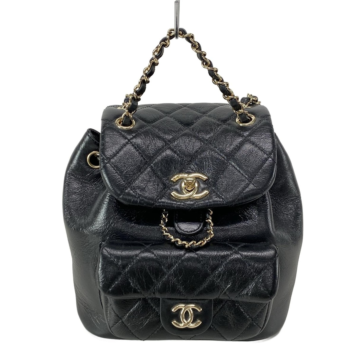 【希少So Black】CHANEL ミニリュック チェーンショルダー 楽天市場】シャネル マトラッセ チェーン ショルダー(バック