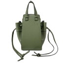 【中古】LOEWE(ロエベ) ハンモック ドローストリングバッグ ミニ ハンドバッグ アボカド(グリーン)