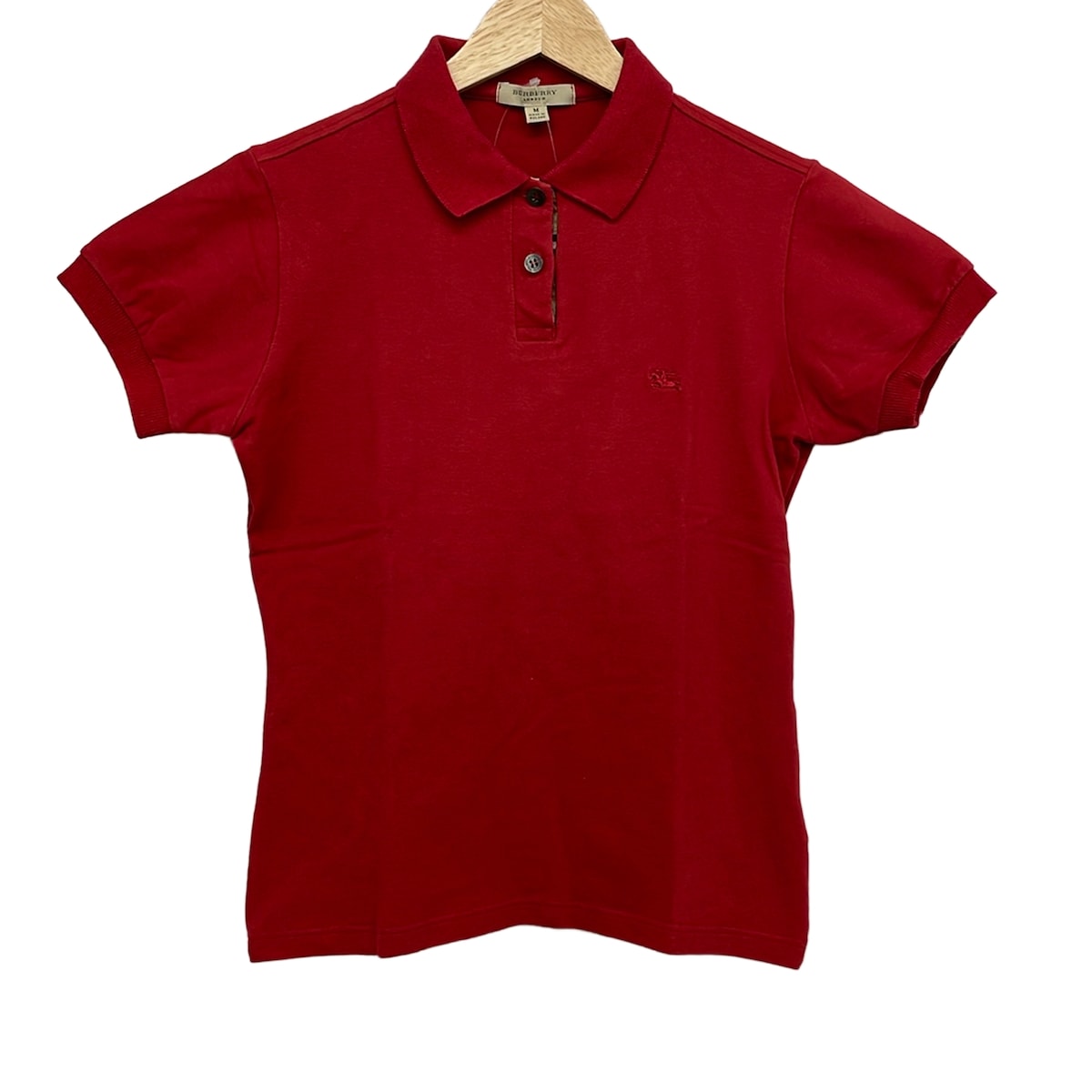 【新着】【中古】Burberry LONDON(バーバリーロンドン) 半袖ポロシャツ ボルドー