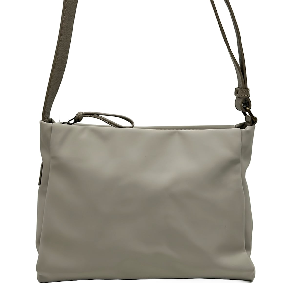 【新着】【中古】Motherhouse(マザーハウス) ショルダーバッグ グレーベージュ×ライトグレー レザー brandear-store-22705675 ブランディア 楽天市場店 サンプル画像3