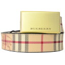 バーバリー ベルト（メンズ） バーバリー BURBERRY メンズ ベルト3742243 ヘイマーケットチェック/チョコレート