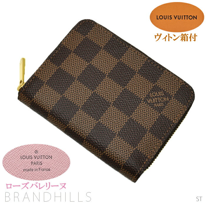 ルイヴィトン コインケース ジッピーコインパース ダミエ ローズバレリーヌ N60213 LOUIS VUITTON 未使用新品 【中古】