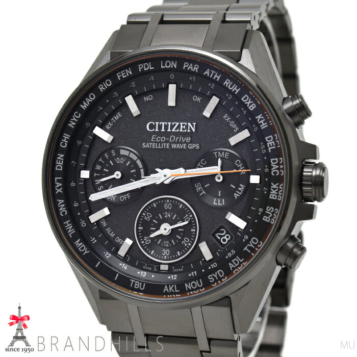 シチズン 腕時計 アテッサ エコドライブ GPS衛星電波 スーパーチタニウム CC4004-58E F950-T024521 CITIZEN 極美品 【中古】