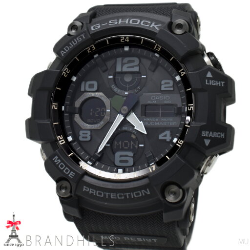 カシオ G-SHOCK 腕時計 メンズ マッドマスター ソーラー電波 ラバー ブラック文字盤 GWG-100-1AJF CASIO ほぼ未使用 【中古】 カシオ G-SHOCK 腕時計 メンズ マッドマスター ソーラー電波 ラバー ブラック文字盤 GWG-100-1AJF CASIO ほぼ未使用 【中古】