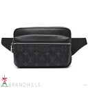 ルイヴィトン ボディバッグ メンズ バムバッグ アウトドア タイガラマ ノワール M30245 LOUIS VUITTON 極美品 【中古】