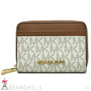 マイケルコース カードケース ジェット セット トラベル シグネチャー PVC バニラ 35H9GTVZ2B MICHAEL KORS 未使用新品 【中古】
