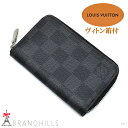 ルイヴィトン コインケース メンズ ジッピー コインパース ダミエ グラフィット N63076 LOUIS VUITTON 美品 【中古】