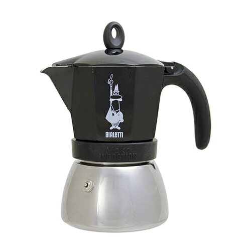 BIALETTI ビアレッティ モカ インダクション 6カップ用ブラック 4813