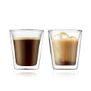【在庫限り】bodum ボダム CANTEEN キャンティーン ダブルウォールグラス 200ml 2個セット
