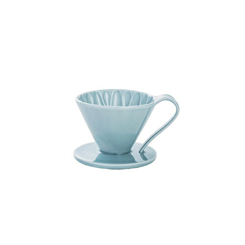 コーヒーメーカー（3000円程度） CAFEC 磁器フラワードリッパー CUP1 Blue【紫陽花】 CFD-1BL 1杯用