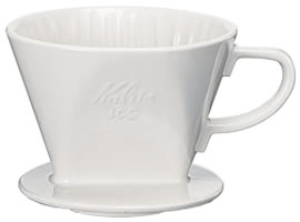 Kalita カリタ 陶器製ドリッパー 102-ロト ホワイト 2〜4杯用 #02001 