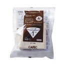 CAFEC アバカ円すいコーヒーフィルター 100枚入 AC1-100B Brown 1杯用