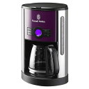 Russell Hobbs ラッセルホブス ヘリテージ コーヒーメーカー パープル 18499JP