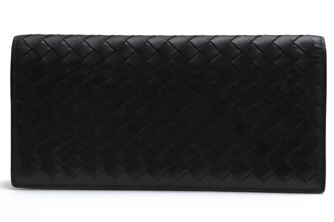 BOTTEGA VENETA 長財布 ボッテガヴェネタ 244688 V4651 牛革 カーフ 小銭入れあり メッシュ・イントレチャート 【中古】