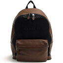 COACH リュック コーチ F59321 Charles Backpack In Nylon チャールズ バックパック 牛革 COACHロゴ ノートPC収納可 デイパック バイカラー 【中古】(4)