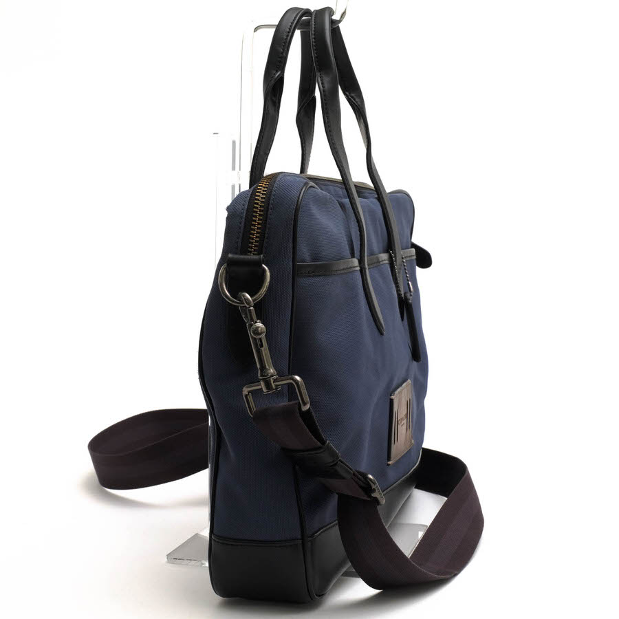 COACH ビジネスバッグ コーチ F31277 Hamilton Bag In Cordura ハミルトン バッグ イン コーデュラ コーデュラナイロン A4サイズ収納可 2WAY ショルダーバッグ ノートPC収納可 【中古】