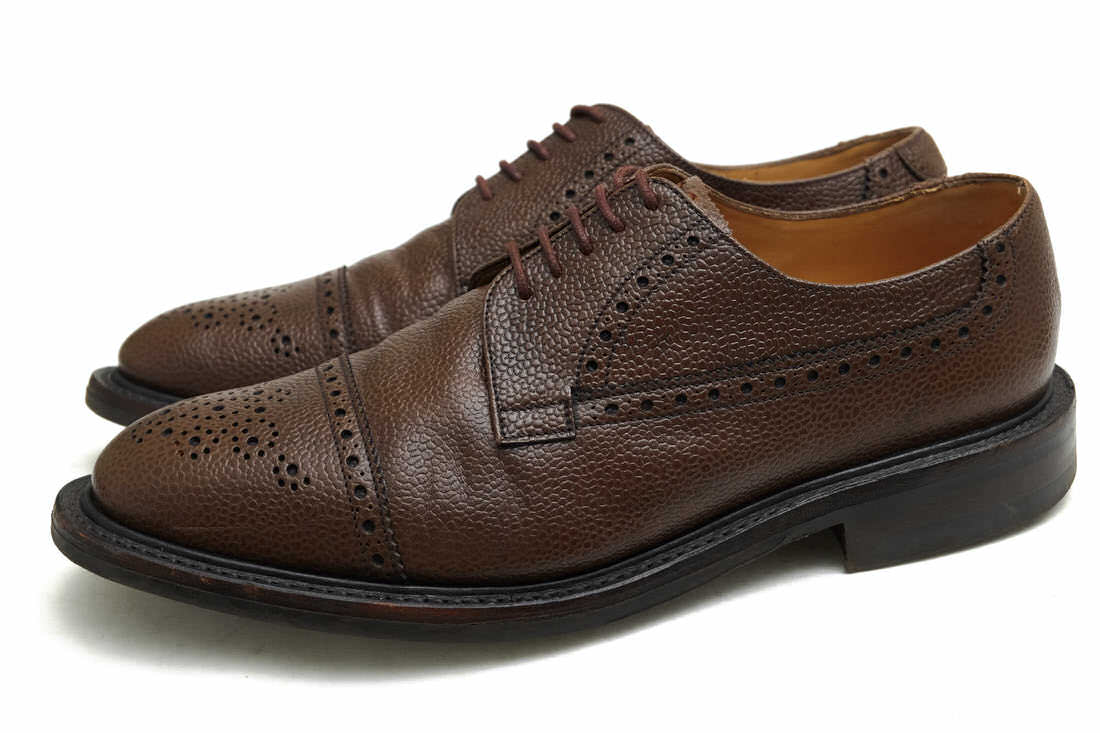 Loake ビジネスシューズ ローク SCAFELL 牛革 グレイン型押し キャップトゥ グッドイヤーウェルト製法...