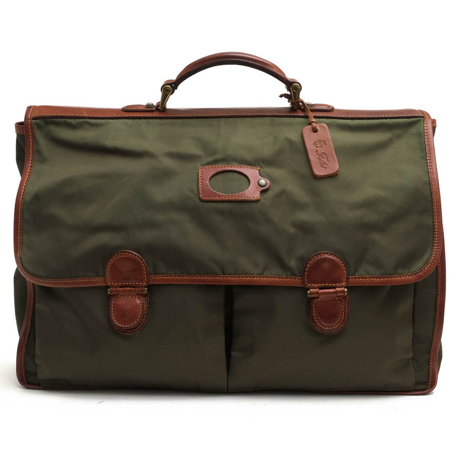 Felisi ビジネスバッグ フェリージ 1908/DS 伊リモンタ社ナイロン バケッタレザー 牛革 【中古】