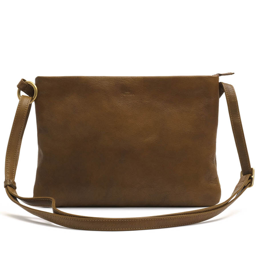 ゲンテン　メッセンジャーバッグ ショルダーバッグ　牛革　茶色 楽天市場】genten ショルダーバッグ（ショルダーバッグ