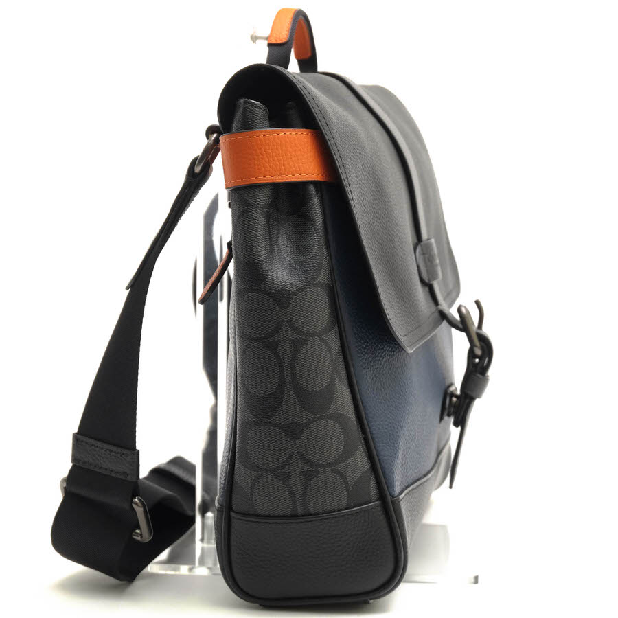 COACH ビジネスバッグ コーチ F76929 Hudson Small Messenger With Colorblock Sig...