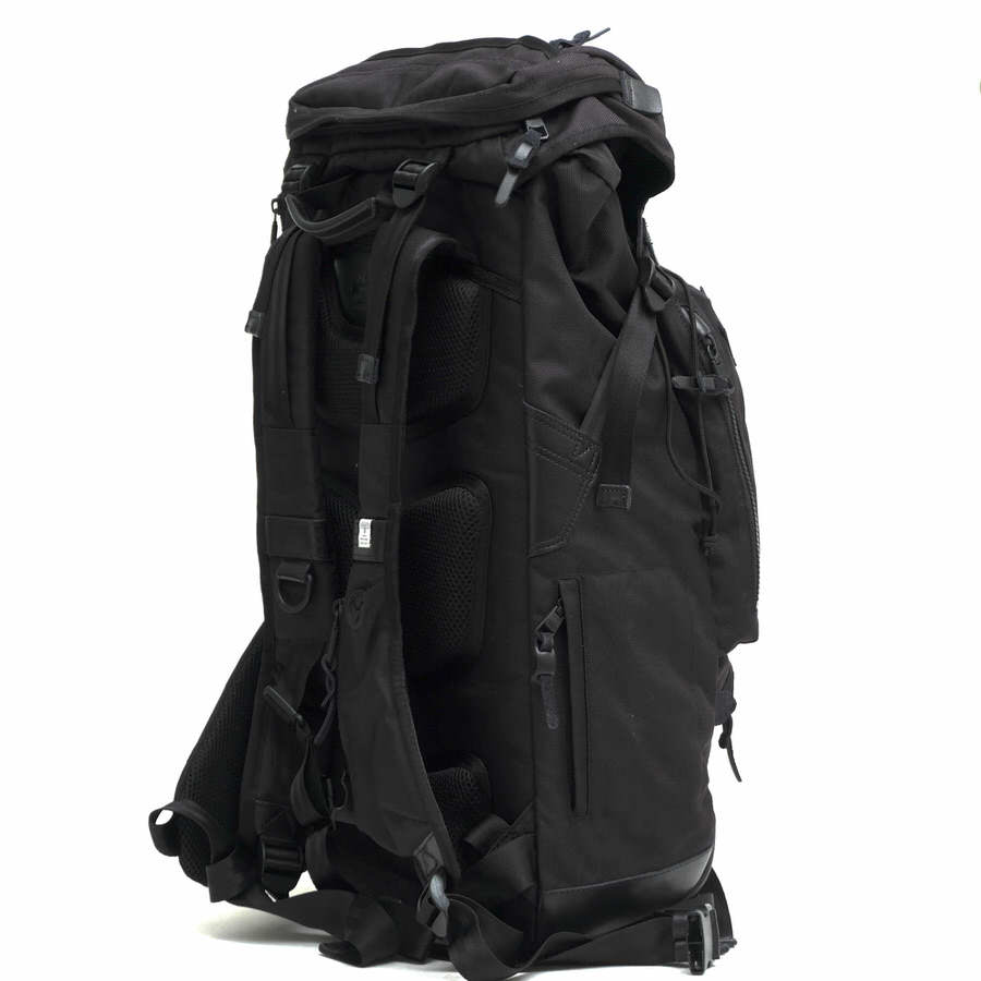 AS2OV リュック アッソブ 061307 EXCLUSIVE BALLISTIC NYLON 2POCKET BACKPACK エクスクルーシブ バリスティックナイロン 牛革 ノートPC収納可 【中古】 3