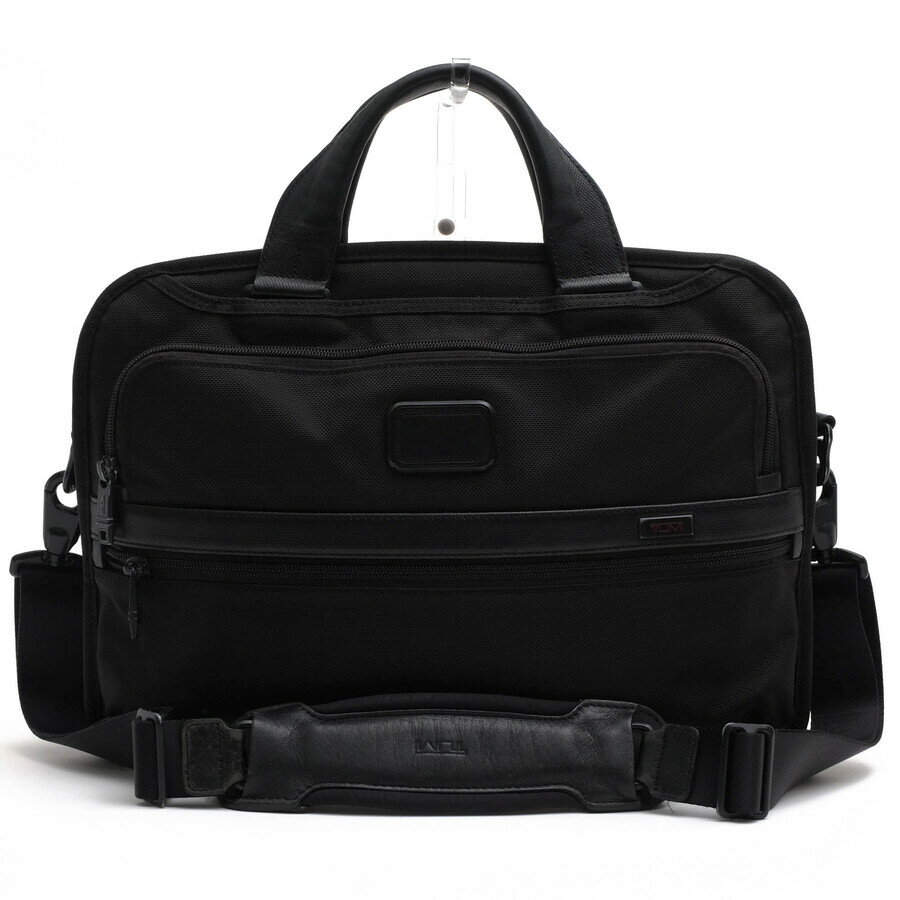 TUMI ビジネスバッグ トゥミ 26115D2 Alpha2 Triple Compartment Brief アルファ2 トリプル コンパートメント FXTバリスティックナイロン ナパレザー 牛革 3層式 2WAY ショルダーバッグ ノートPC収納可 