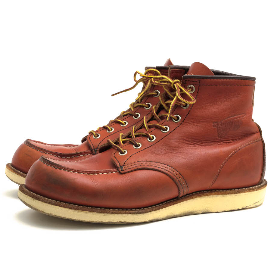 RED WING ワークブーツ レッドウィング 8875 6inch CLASSIC MOC TOE Oro-Russet Portage オロラセット ポーテージ 牛革 アイリッシュセッター モックトゥ 定番 グッドイヤーウェルト製法 【中古】