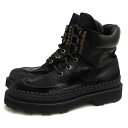 DOLCE&GABBANA マウンテンブーツ ドルガバ CA2775 ヌバック 牛革 ワークブーツ ラグソール ヴィンテージ加工 【中古】