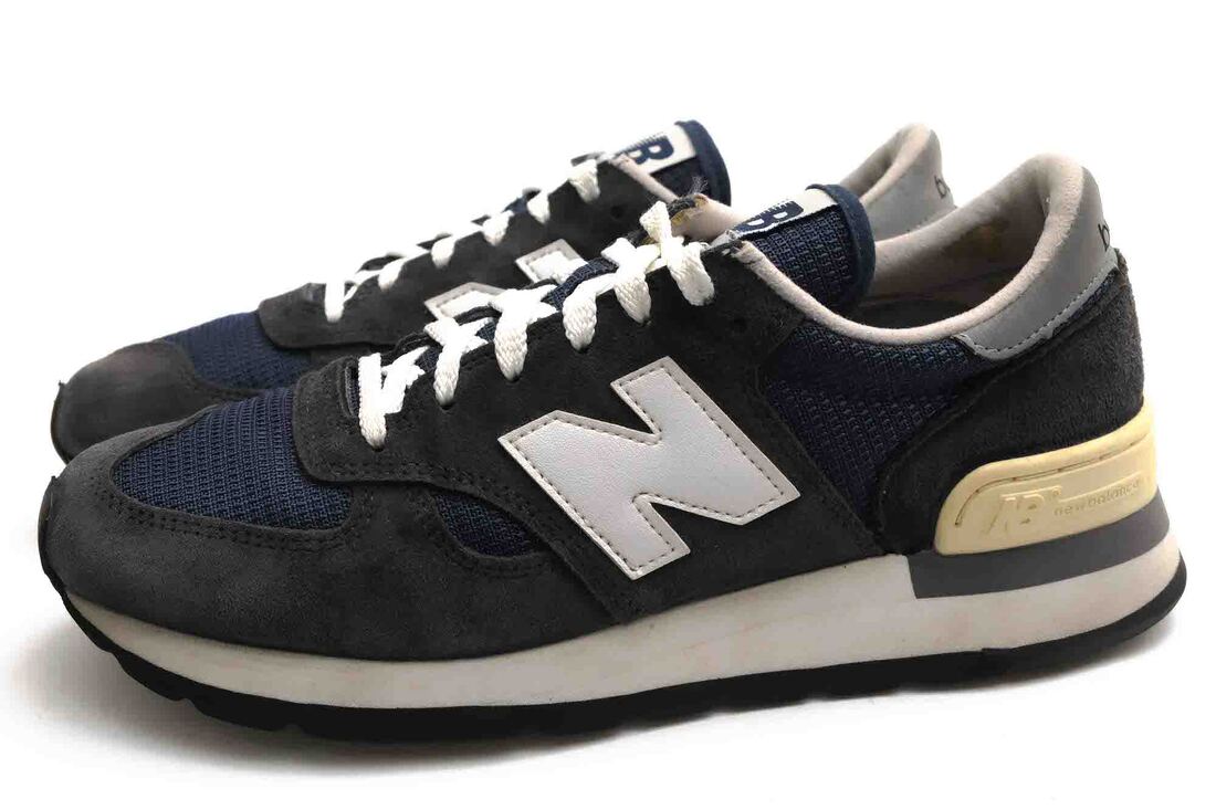 NEW BALANCE ローカットスニーカー ニューバランス M990N ナイロンメッシュ ピッグスキンスエード ENCAPミッドソール Vibramソール 