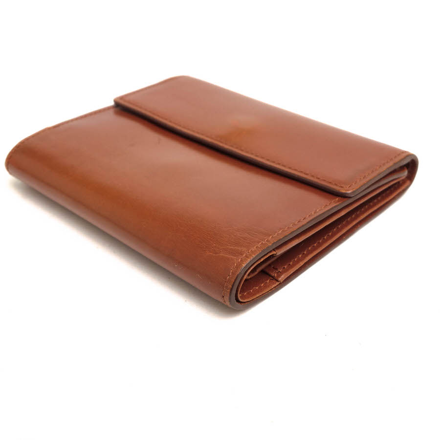 COCOMEISTER 財布 ココマイスター GEORGE BRIDLE ROBERTO PURSE ジョージブライドル ロベルトパース ブライドルレザー 牛革 小銭入れあり 三つ折り 【中古】