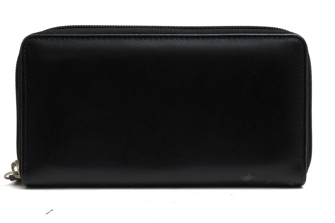 ETTINGER 長財布 エッティンガー ST2051EJR STERLING COLLECTION ROUND ZIP PURSE スターリング 牛革 カーフ 小銭入れあり ラウンドジップ ラウンドファスナー 【中古】