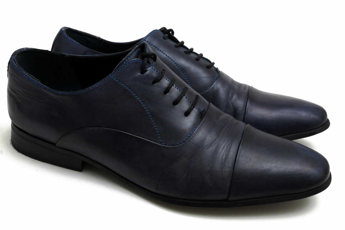 Stefano Branchini ビジネスシューズ ステファノブランキーニ ST051 牛革 カーフ プレーントゥ マッケイ製法 【中古】