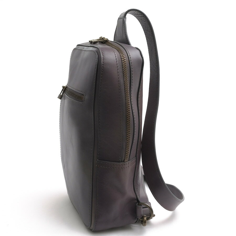 MOTHERHOUSE ショルダーバッグ マザーハウス MG12800 Antique Body Bag アンティーク ボディ バッグ 牛革 ボディバッグ ユニセックス 男女兼用 【中古】 branding-10086708 ブランディング サンプル画像2