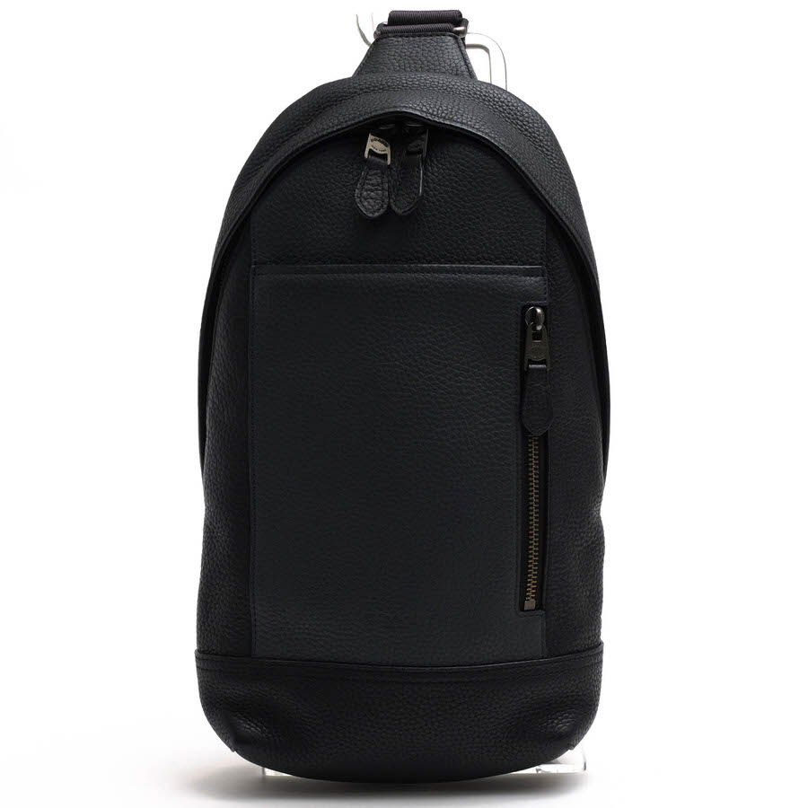 COACH - COACH ショルダーバッグ コーチ 29084 Manhattan Sling Pack In Colorblock マンハッタン スリングパック カラーブロック ペブルドレザー 牛革 クロスボディ ボディバッグ シボ革 シュリンクレザー 【中古】