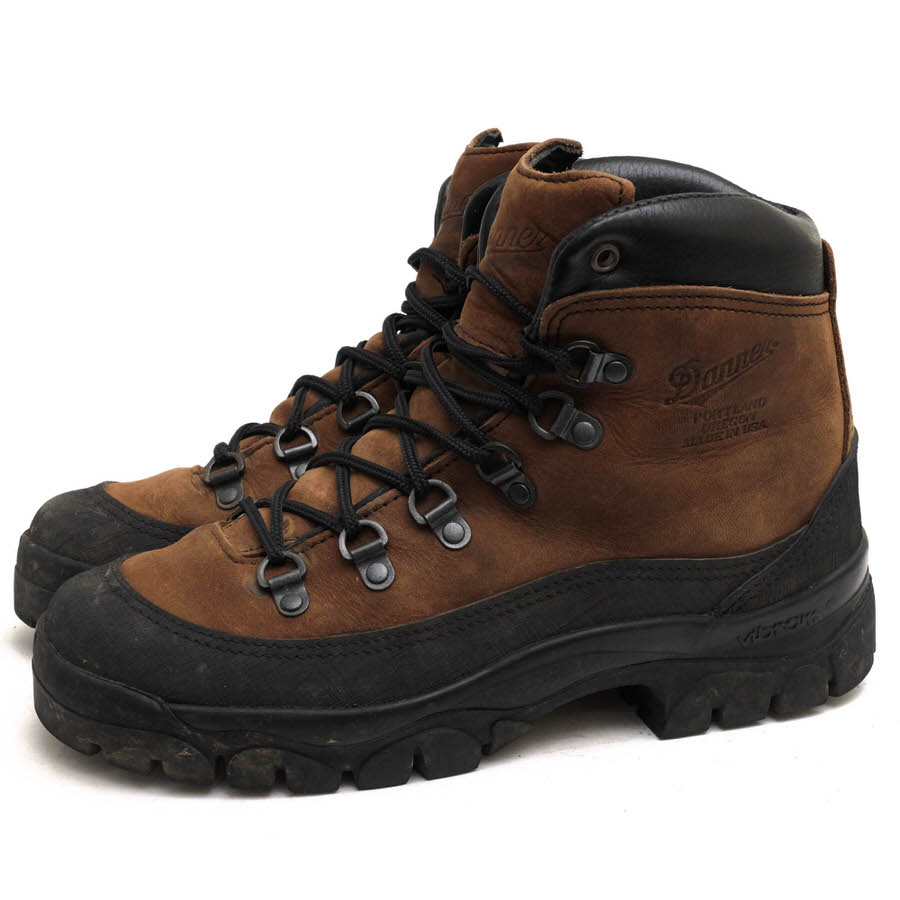 Danner マウンテンブーツ ダナー 43513X COMBAT HIKER コンバットハイカー ヌバック フルグレインレザー 牛革 GORE-TEX ゴアテックス Vibramソール ステッチダウン製法 【中古】