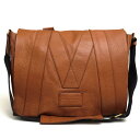 MARC BY MARC JACOBS ショルダーバッグ マーク バイ マークジェイコブス M STANDARD SUPPLY LEATHER 牛革 フラップ式 メッセンジャーバッグ シボ革 シュリンクレザー ユニセックス 男女兼用 【中古】