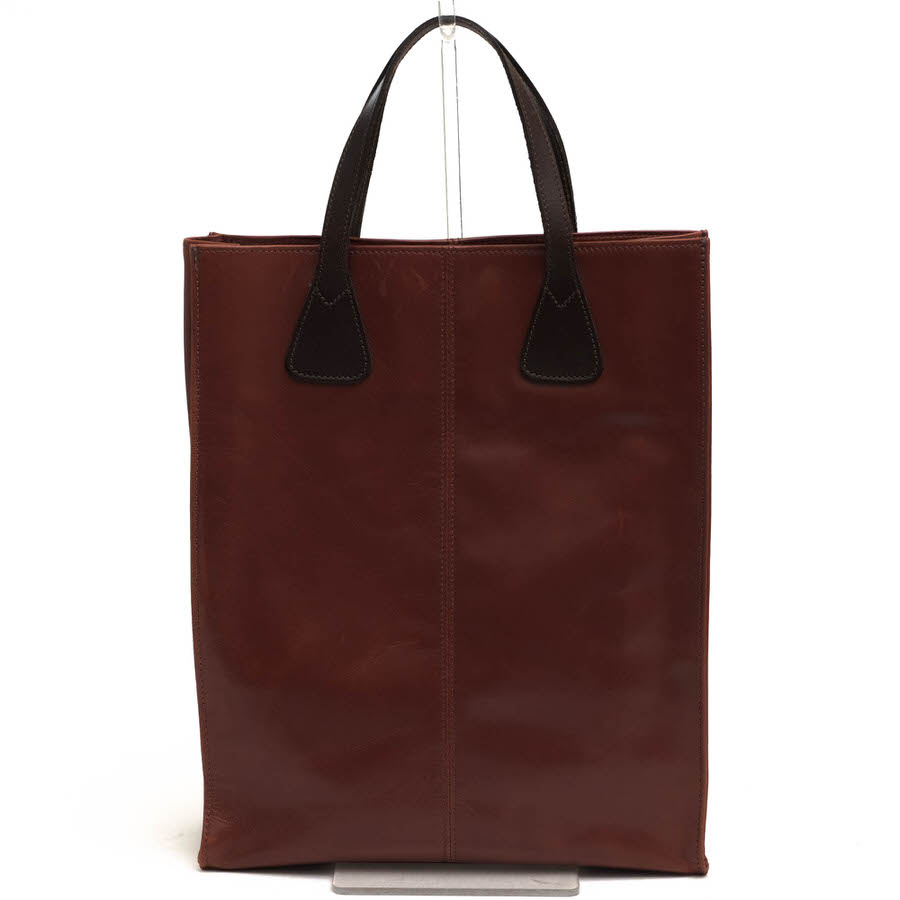 TUSTING トートバッグ タスティング Bythorn Tote Long バイソントート ロング シューレザー 仔牛革 カーフ 肩掛け ワンショルダーバッグ 【中古】