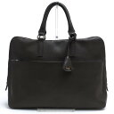 aniary ビジネスバッグ アニアリ 25-01000 Grid Leather グリッドレザー 牛革 格子柄 【中古】