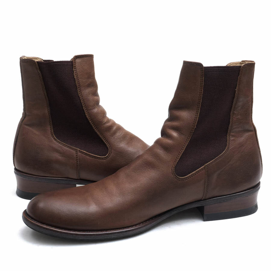 glamb サイドゴアブーツ グラム GB09WT-AC24 Lismore boots レザーソール 【中古】