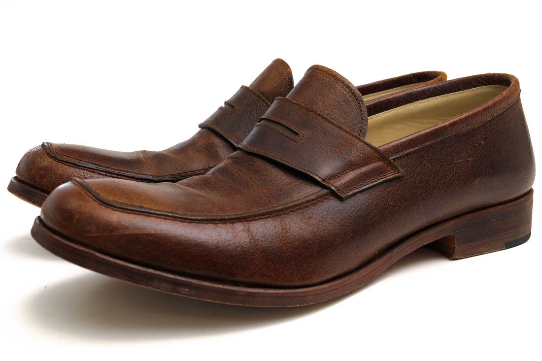 junhashimoto コインローファー ジュンハシモト S27 XC01 ホーウィン社製ヘビーホース 馬革 スリッポン..