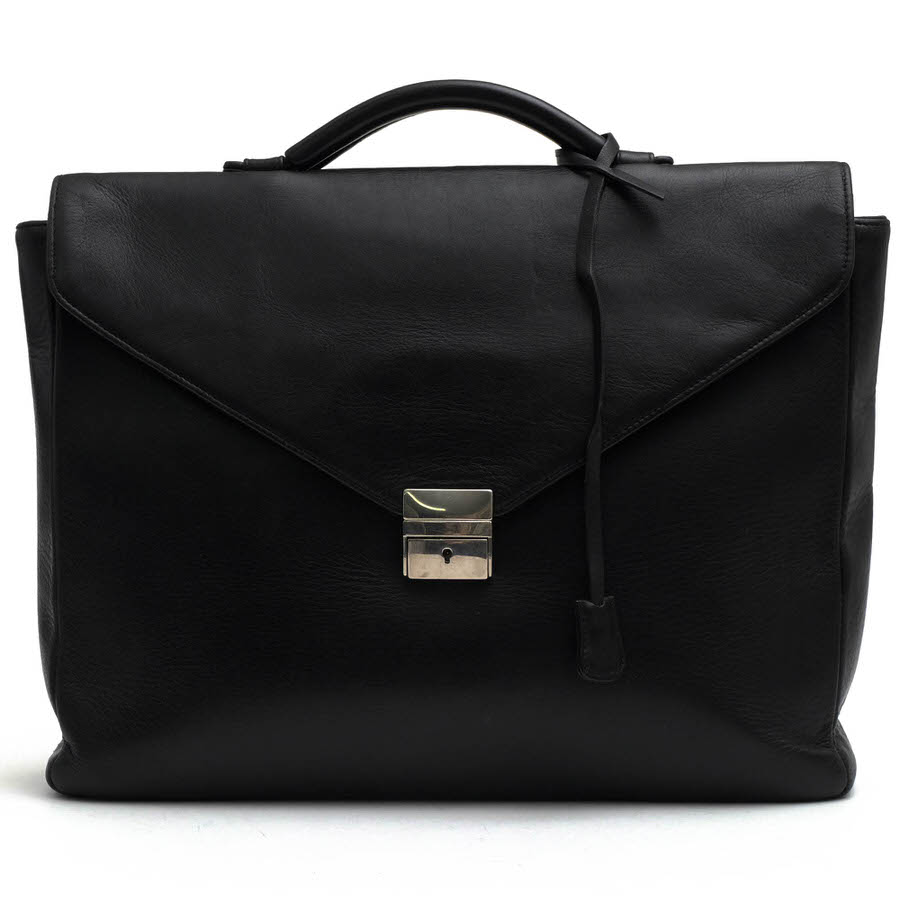 PORTER ビジネスバッグ ポーター 吉田カバン 牛革 フラップ式 【中古】