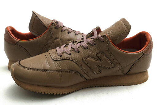 NEW BALANCE ローカットスニーカー ニューバランス MLC100AU AURALEE オーラリー 日本限定モデル COMP100 シボ革 シュリンクレザー 【中古】