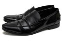 Dior HOMME コインローファー ディオールオム ガラスレザー 牛革 【中古】