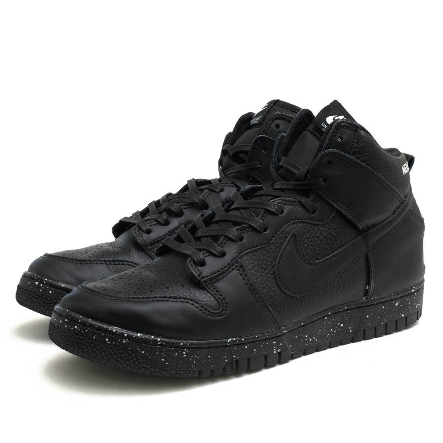 NIKE ハイカットスニーカー ナイキ DQ4121-001 DUNK HIGH 1985 ダンク ハイ UNDERCOVER アンダーカバー別注 Black 天然皮革 牛革 【中古】