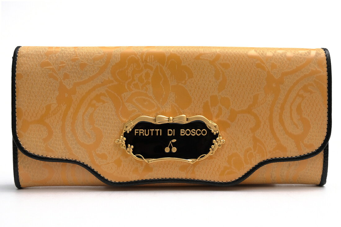 FRUTTI DI BOSCO 長財布 フルッティ ディ ボスコ 356-1092-01-1000 Sera merlette セーラ メルレット アートレザー キップ レース柄 小銭入れあり バイカラー 