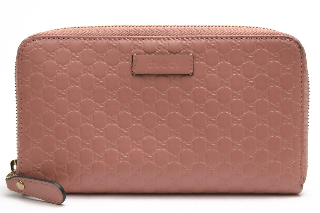 gucci///////////////\\\' - GUCCI 長財布 グッチ 449391 WALLET MICROGUCCISSIMA SOFT シマレザー 牛革 カーフ マイクロGG 小銭入れあり ラウンドジップ ラウンドファスナー 【中古】