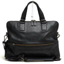 TUMI ビジネスバッグ トゥミ 63016DP HARRISON TAYLOR PORTFOLIO BRIEF テイラー ポートフォリオ ブリーフ 牛革 薄型 2WAY ショルダーバッグ 【中古】