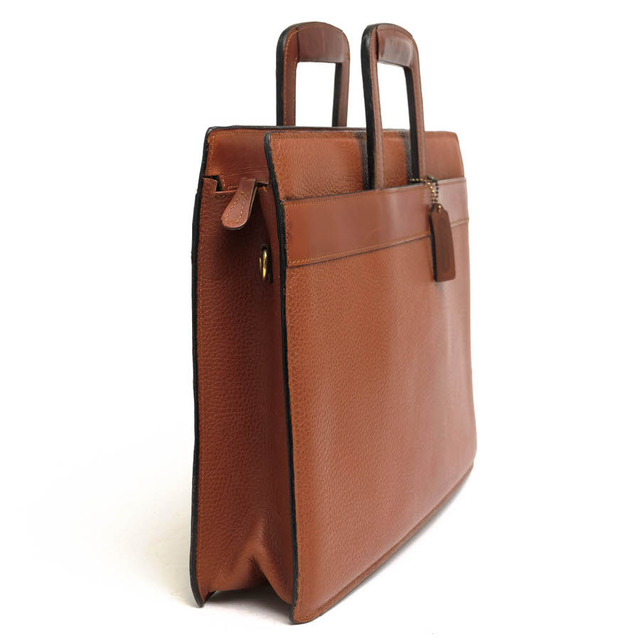COACH ビジネスバッグ コーチ 510 フルグレインレザー 牛革 A4サイズ収納可 シボ革...