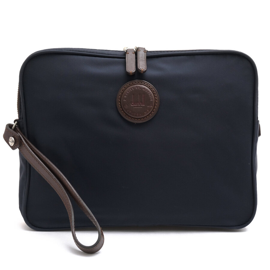Dunhill セカンドバッグ/クラッチバッグ ダンヒル L3XG93V GUARDSMAN ガーズマン 高密度ナイロン カーフ 牛革 